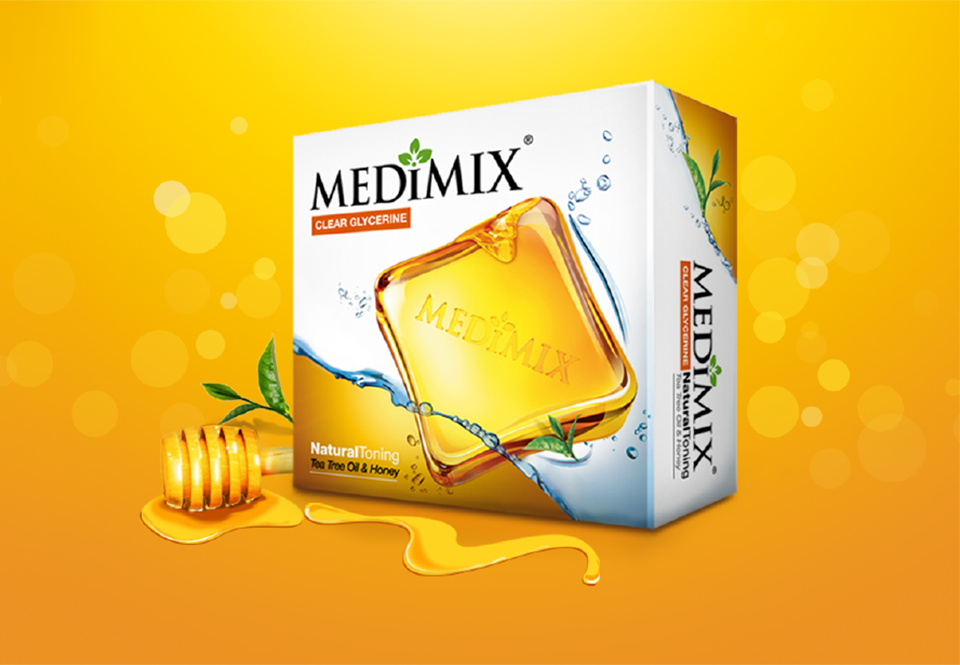 Medimix Clear Glycerine Natural Toning Tea Tree oil & Honey - 100g